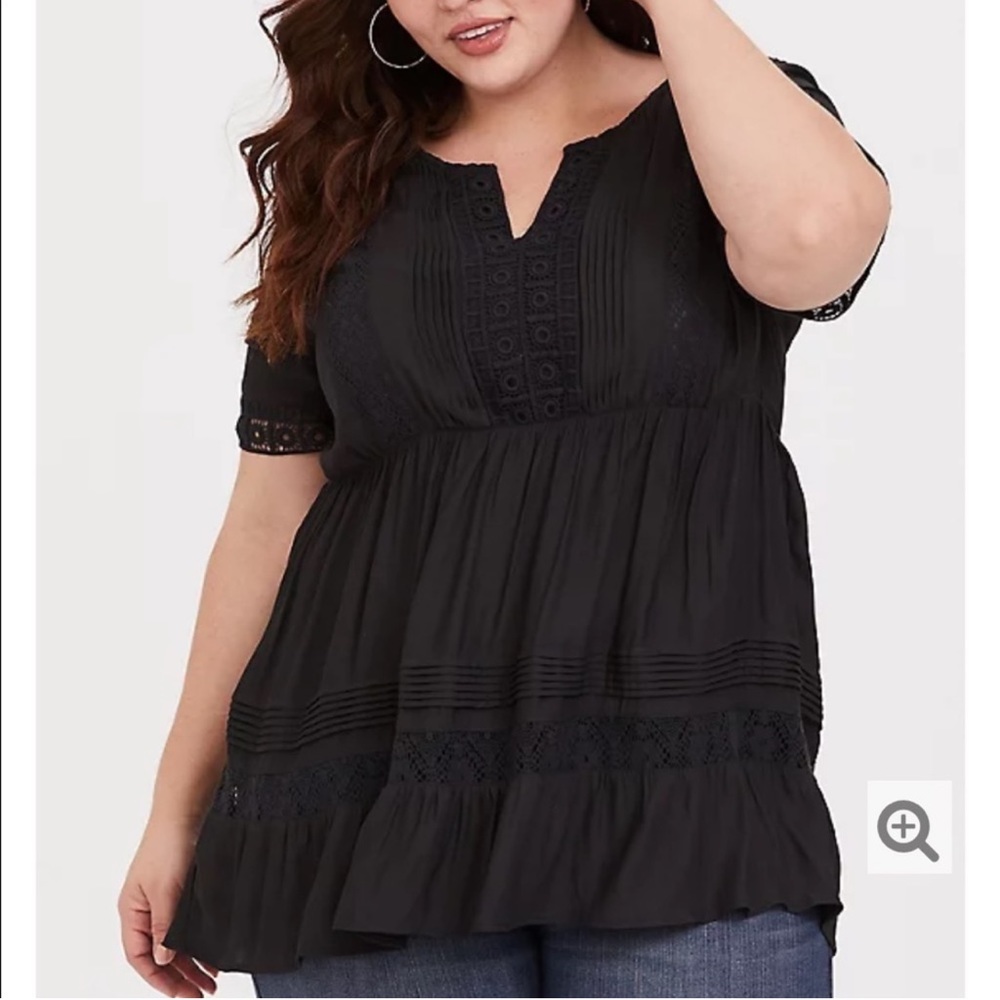 Torrid blouse lace top